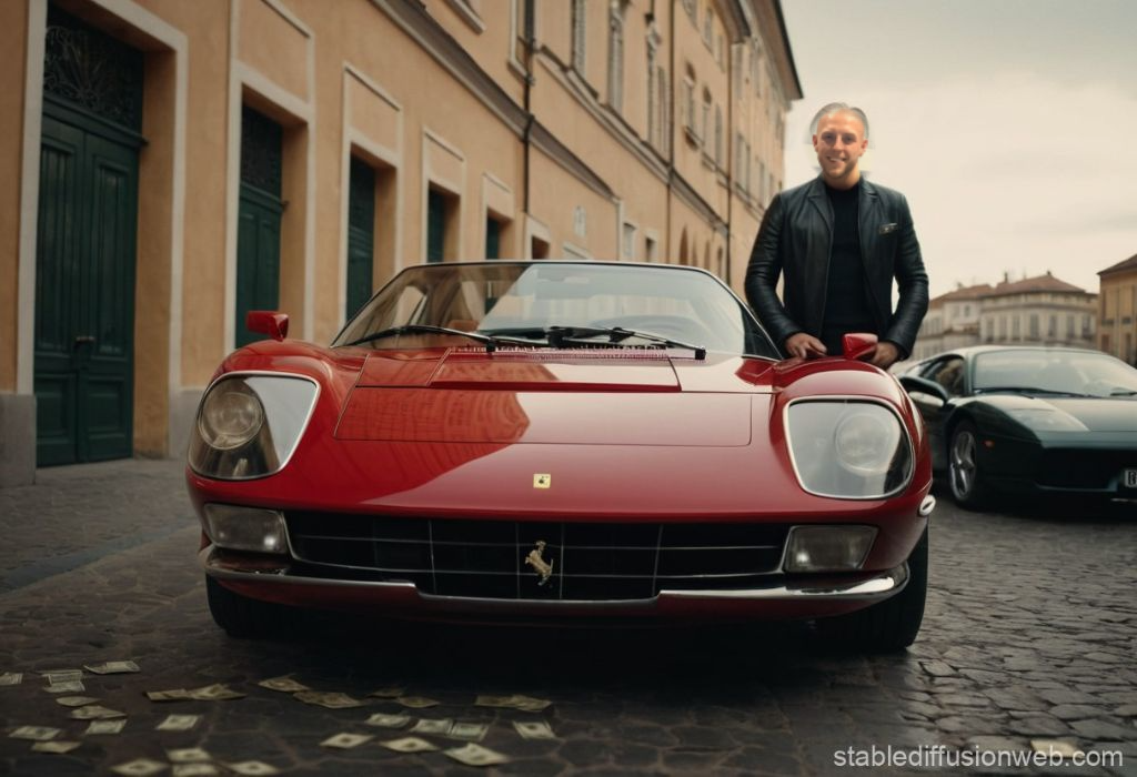 Definitely Me on a Ferrari
